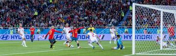 Isco, autor del 1-1 en el España 2-2 Marruecos.