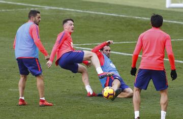 Multitudinario entrenamiento en el Wanda Metropolitano