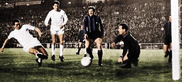 TEMPORADA 65/66 REAL MADRID - INTER 1-0 GOL DE PIRRI BATE DESDE CERA A SARTI