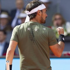 Fognini insulta al público de Madrid: "Qué ignorantes sois"