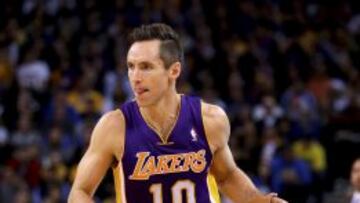 Steve Nash, jugador de Los Angeles Lakers.