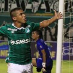 César Amaya marca su primer doblete en el Deportivo Cali