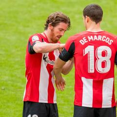 De Marcos regresa ocho meses después como lateral izquierdo