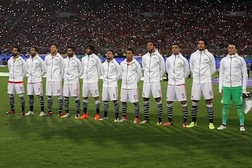 Conocidos como Los faraones por los emperadores egipcios de la antigüedad, también se les llama “Los chicos del Nilo”. La Selección es dirigida por la Asociación Egipcia de Fútbol, una de las fundadoras de la Confederación Africana de Fútbol.
