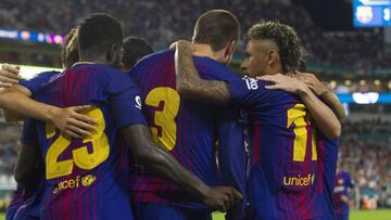 29/07/17 GIRA PRETEMPORADA USA MIAMI PARTIDO INTERNATIONAL CHAMPIONS CUP
REAL MADRID - BARCELONA
GOL 2-3 PIQUE ALEGRIA
