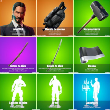 fortnite skin john wick regresa a la tienda