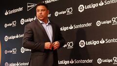 Ronaldo Nazario durante la Gala del 90 aniversario de LaLiga. 