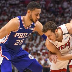 Los Sixers reinan de nuevo en Miami con Simmons a lo Magic