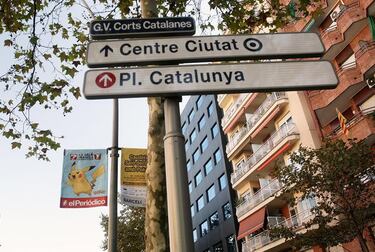 Pikachu está de fiesta por las calles de Barcelona