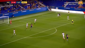 Barça B's Collado beats several men, scores with backheel