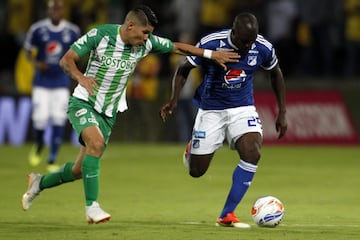 Los goles del partido fueron anotados por Dayro Moreno, para Nacional, y Christian Marrugo por Millonarios. 