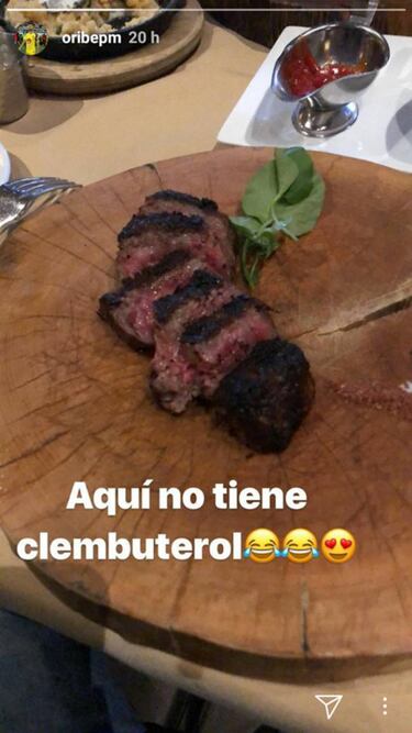 Oribe Peralta bromea con el tema del clembuterol