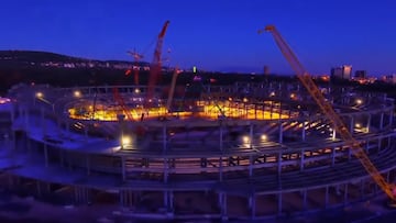 Así se ve el impactante estadio que China construye en El Salvador