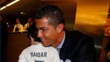 Hadair conoció a su ídolo.