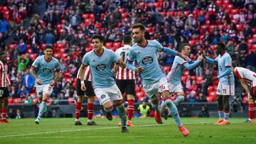 El Athletic se arruga y el Celta empata en el descuento