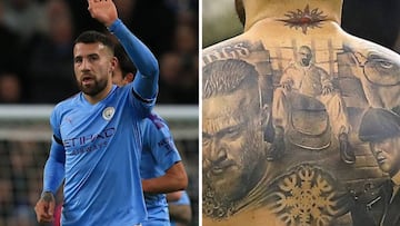 El espectacular tatuaje de Otamendi: 'Breaking Bad', 'Vikings' y 'Peaky Blinders'