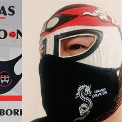 Octágon y su hijo se lanzan a la venta de cubrebocas