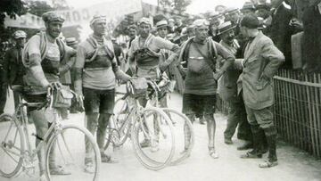 Eugene Christophe portó el primer maillot amarillo del Tour.