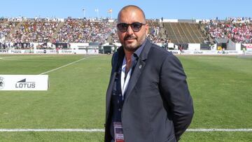 Raffaele Pandalone en un partido de la Balona.