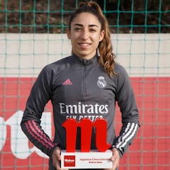 Olga Carmona, mejor jugadora del Real Madrid en enero