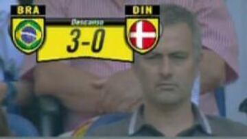 Mourinho acudió a ver a Lucas Moura en Hamburgo