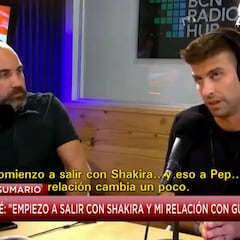 Piqué: "Cuando empiezo con Shakira, la cosa con Pep cambia..."