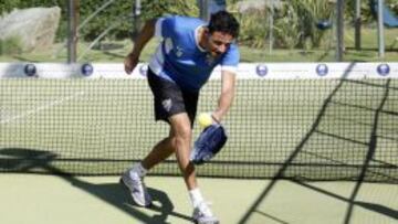 El defensa brasileño del Málaga Weligton