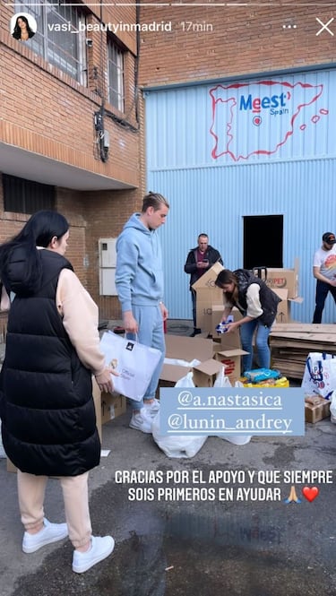 Lunin se vuelca por la paz