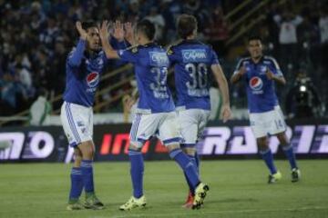 Millonarios debe jugar con Envigado en casa, contra DIM y Nacional en Medellín y cerrará contra Santa Fe.