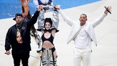 Nicky Jam, Era Istrefi y Will Smith actuaron durante la ceremonia de clausura previa al encuentro.