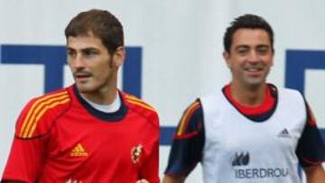 Xavi: "Con Iker está todo arreglado, es un gran tío"