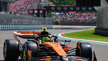 Lando Norris (McLaren MCL39). Ímola, Italia. F1 2025.