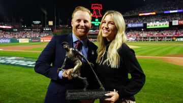 Game 3 of the World Series takes place today, but before it began, Major League Baseball honored the winner of the 2022 Roberto Clemente Award.