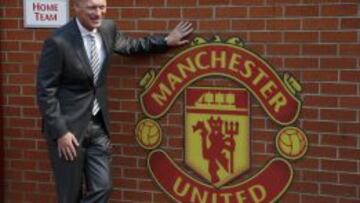 Moyes, en su primer día con el Manchester.