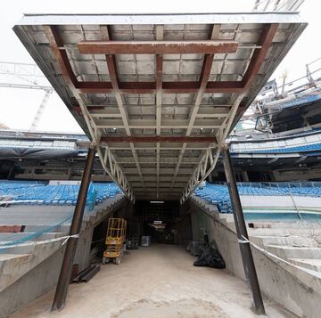 Nuevas imágenes: las obras del estadio Santiago Bernabéu avanzan a buen ritmo