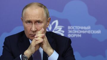 Russian President Vladimir Putin chairs a meeting on developing infrastructure in the Far Eastern Federal District, on the sidelines of the Eastern Economic Forum in Vladivostok, Russia September 4, 2024. Sputnik/Vyacheslav Prokofyev/Pool via REUTERS ATTENTION EDITORS - THIS IMAGE WAS PROVIDED BY A THIRD PARTY.