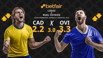 Cádiz CF vs. Real Oviedo: horario, TV, pronósticos, estadísticas y clasificación