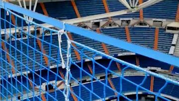 Quita el hipo y es inédito: las obras del Bernabéu desde el punto más alto del estadio