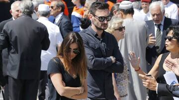 Lloris en el homenaje a las v&iacute;ctimas de Niza.