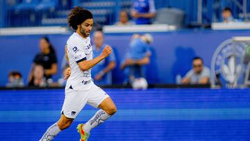 Cesar Huerta of Pumas during the game CF Montreal vs Pumas UNAM, corresponding to the group stage of the Leagues Cup 2023, at Saputo Stadium, on July 22, 2023.
<br><br>
Cesar Huerta de Pumas durante el partido CF Montreal vs Pumas UNAM, correspondiente a la fase de grupos de la Leagues Cup 2023, en el Estadio Saputo, el 22 de Julio de 2023.