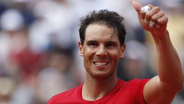 08/04/18 TENIS COPA DAVIS CUARTOS DE FINAL 
 SELECCION ESPA&Ntilde;OLA ESPA&Ntilde;A ALEMANIA
 RAFA NADAL - ZVEREV
 ALEGRIA
 
 
 
 