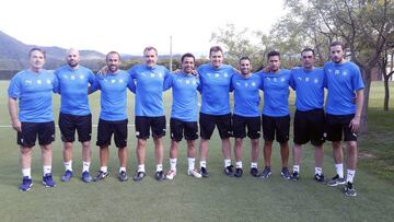 Equipo técnico de Xavi Hernández en el Al Sadd