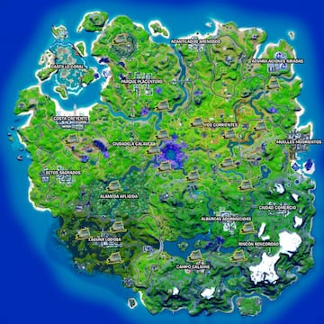 Todas las ubicaciones de ranas en la Temporada 8 de Fortnite