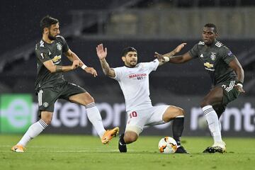 Banega, Bruno Fernandes y Pogba.