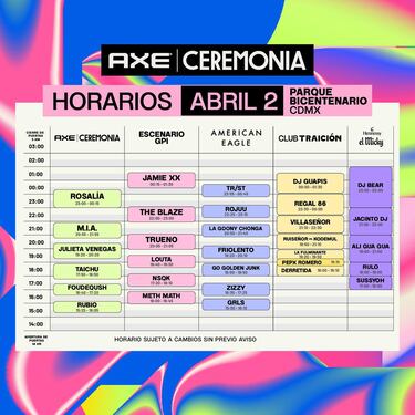 Festival Ceremonia 2023: programación, cartelera, horarios y fechas