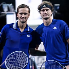 Djokovic, Medvedev y Zverev brillan más que nadie en 2021