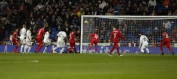 2-1. Iago Aspas marcó el primer tanto sevillista.