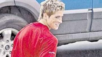 <b>BUENA CARA. </b>Torres, ayer cuando salía ayer del gimnasio.