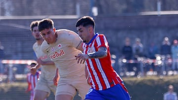 Partido entre el Salzburgo y el Atlético de la Youth League.