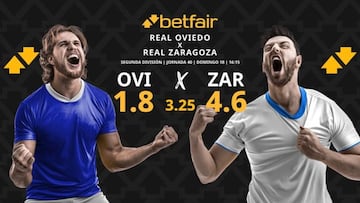 Real Oviedo vs. Real Zaragoza: horario, dónde ver, pronósticos y clasificación